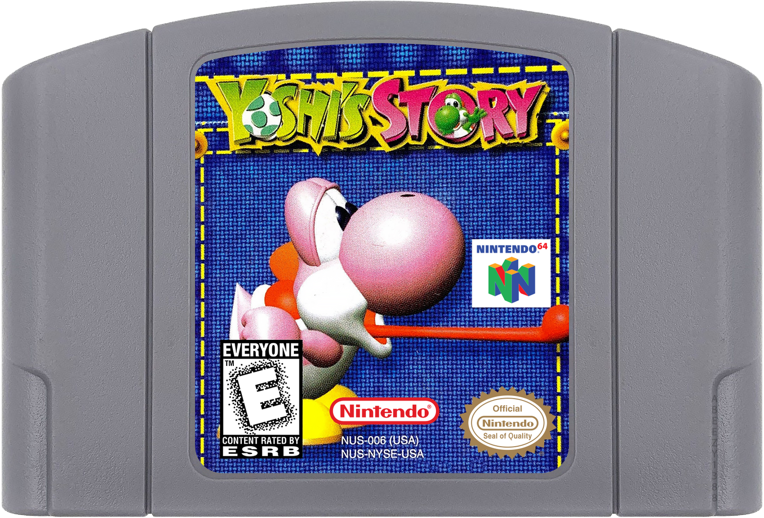 Yoshi's Story Cartridge Label