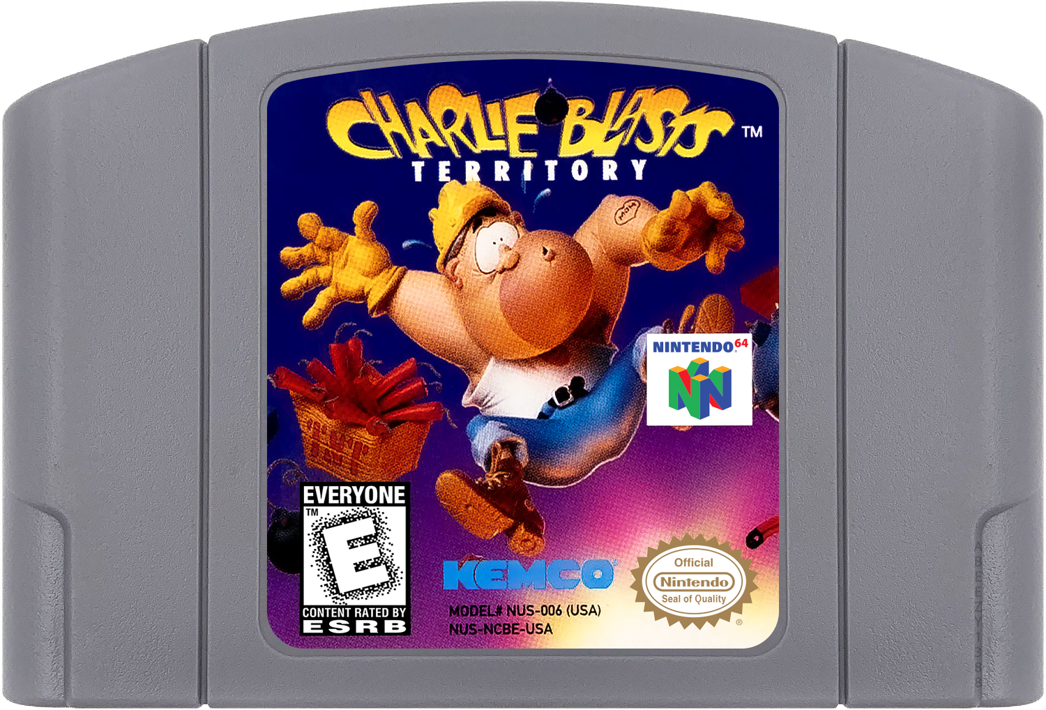 Charlie Blast's Territory Cartridge Label