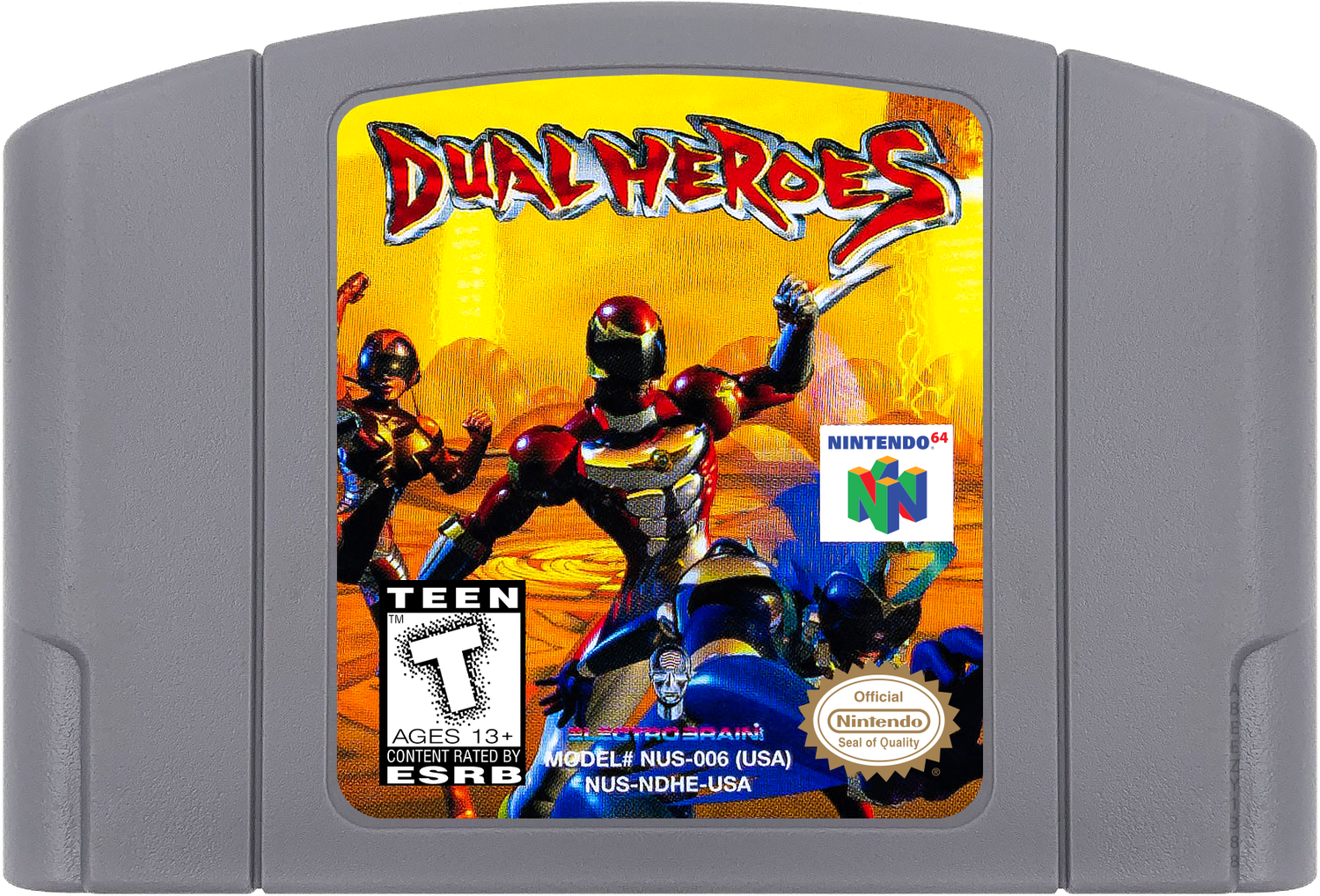 Dual Heroes Cartridge Label