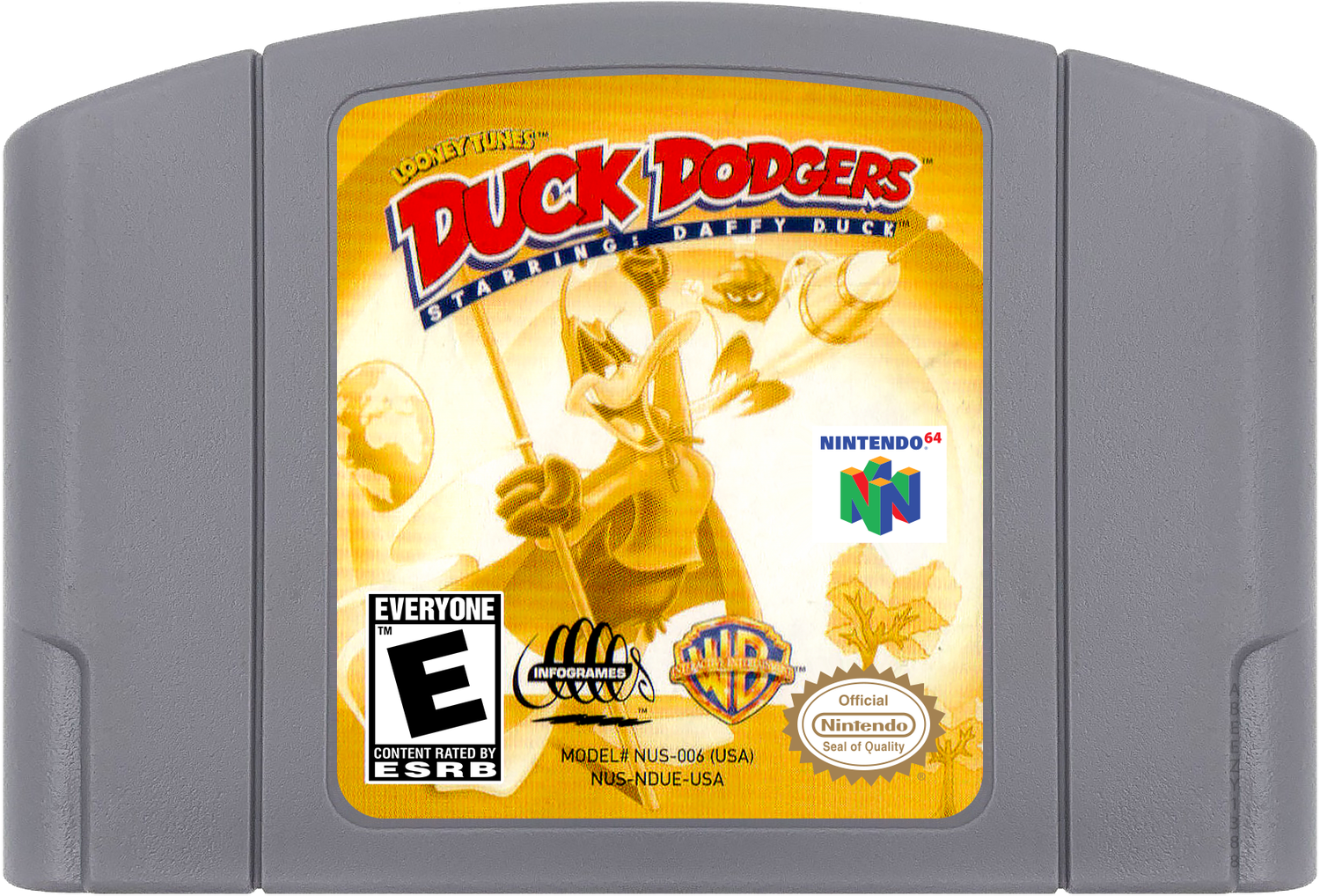 Duck Dodgers Starring Daffy Duck Cartridge Label