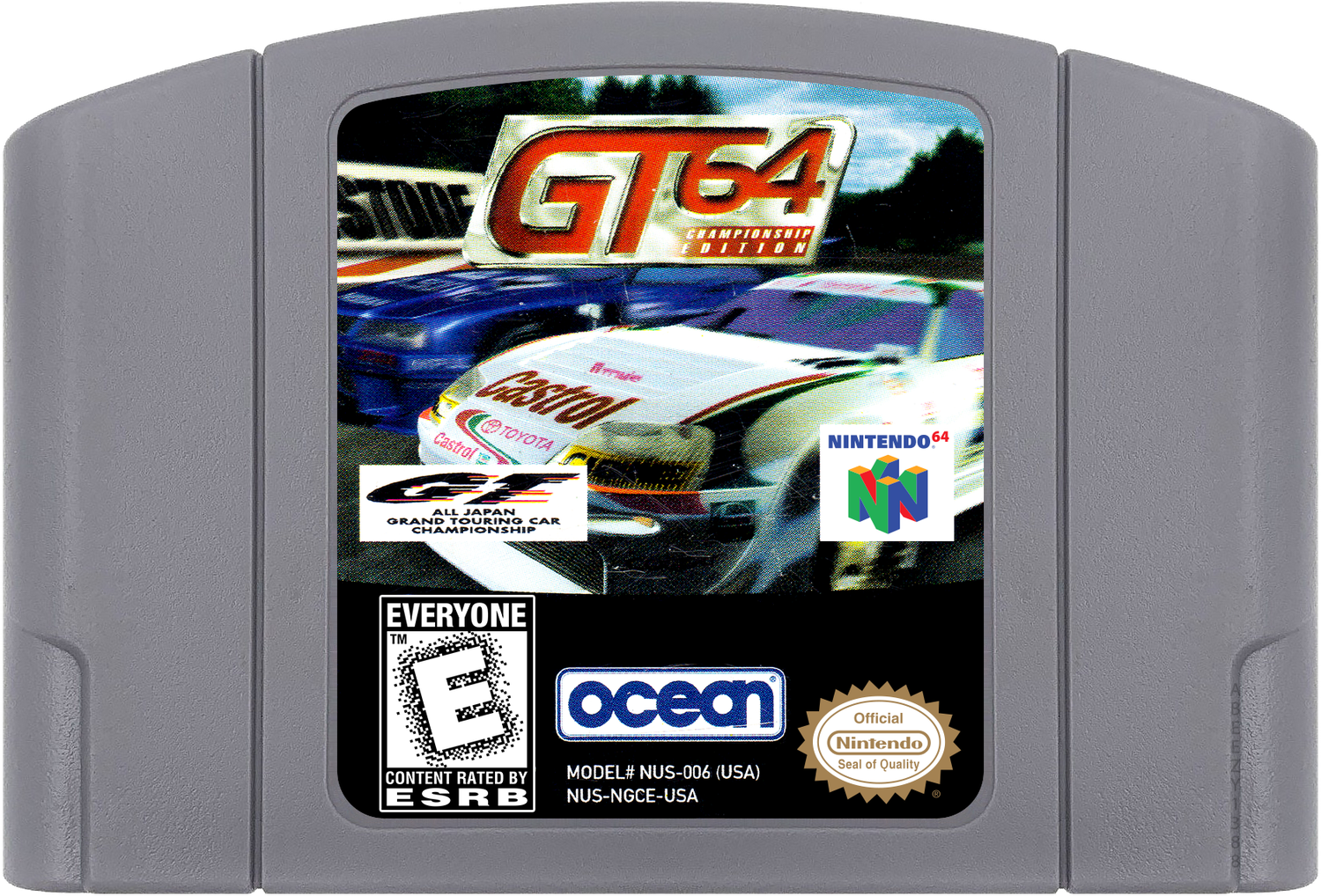 GT 64 - Championship Edition Cartridge Label
