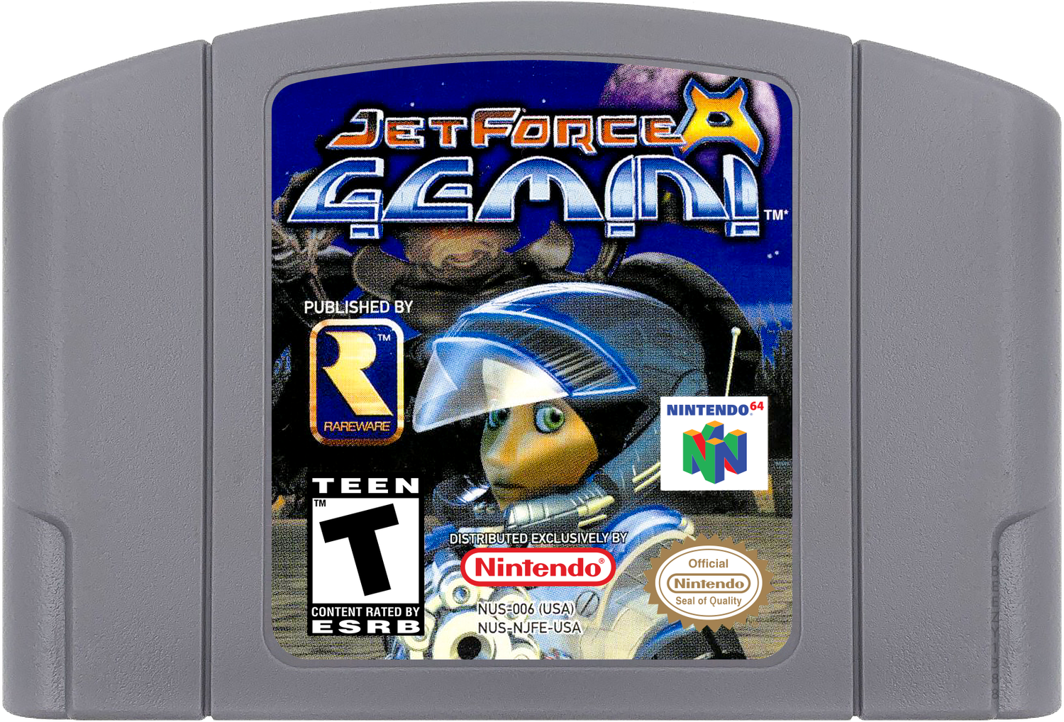 Jet Force Gemini Cartridge Label