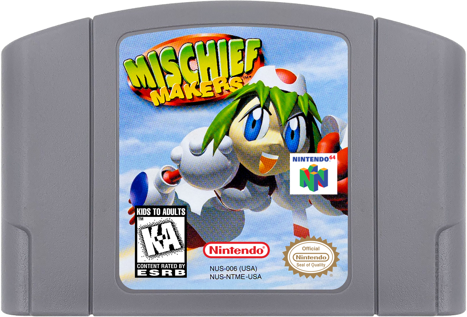 Mischief Makers Cartridge Label
