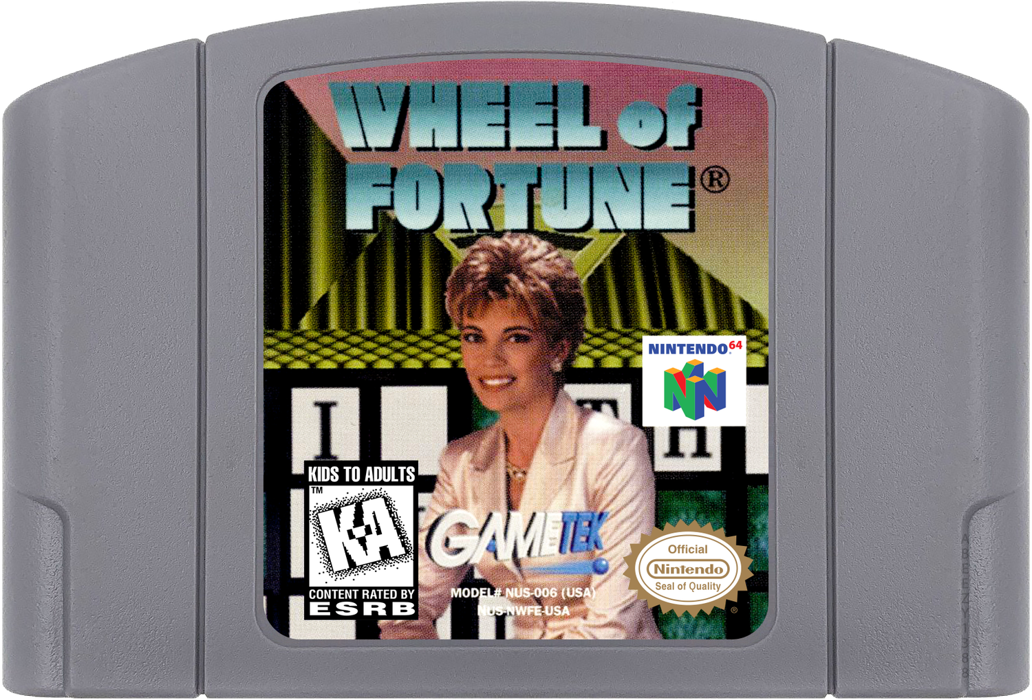 Wheel of Fortune Cartridge Label