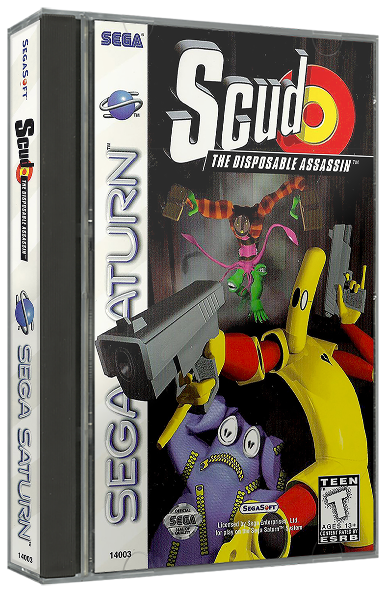 Scud - The Disposable Assassin | NTSC | Sega Saturn | SS | En | Reproduction Case and Booklet - NO GAME