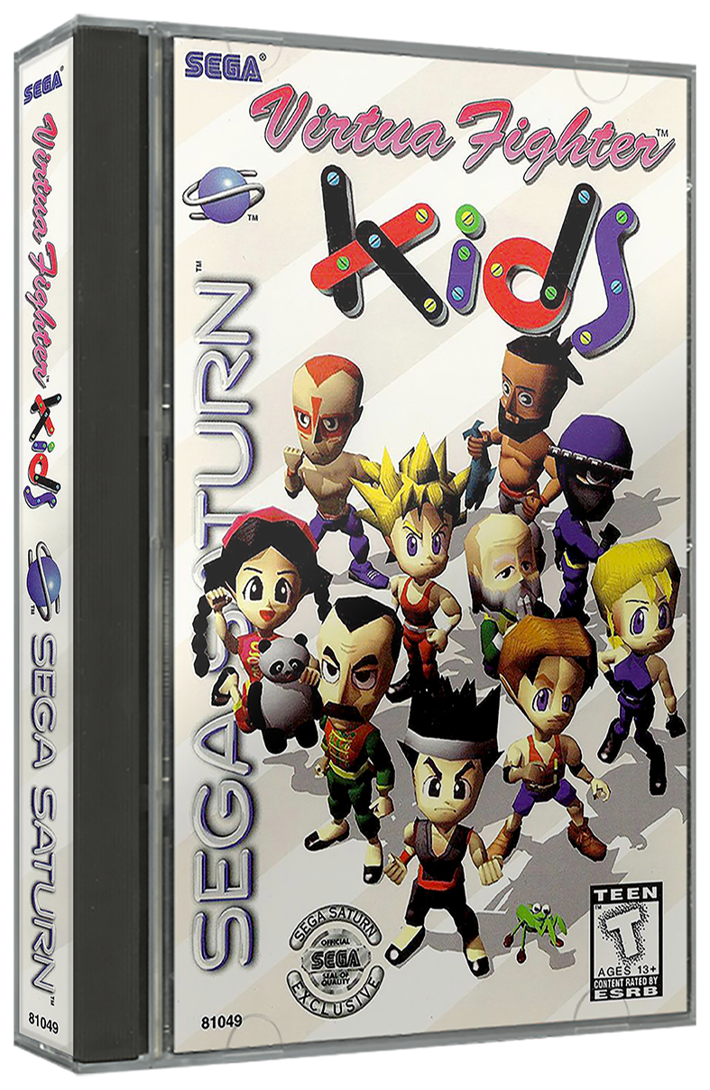 Virtua Fighter Kids | NTSC | Sega Saturn | SS | En | Reproduction Case and Booklet - NO GAME