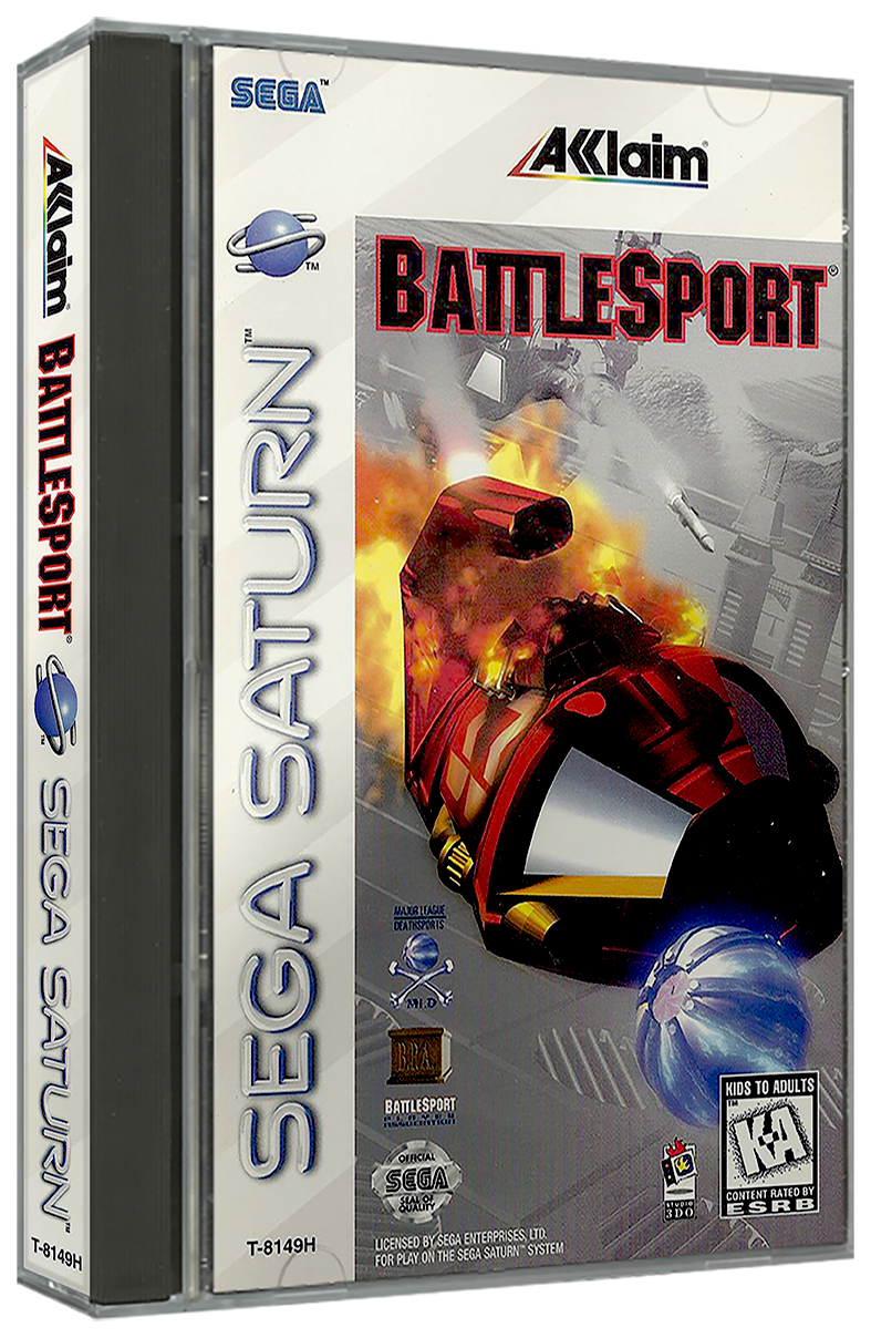 BattleSport | NTSC | Sega Saturn | SS | En | Reproduction Case and Booklet - NO GAME