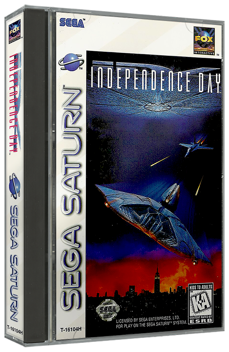 Independence Day | NTSC | Sega Saturn | SS | En | Reproduction Case and Booklet - NO GAME