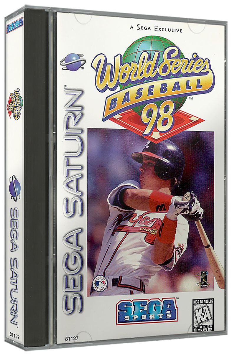 World Series Baseball '98 | NTSC | Sega Saturn | SS | En | Reproduction Case and Booklet - NO GAME