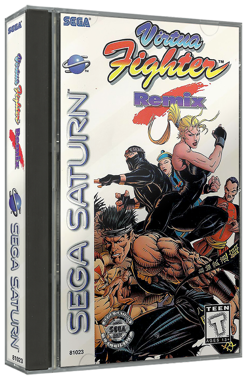 Virtua Fighter Remix | NTSC | Sega Saturn | SS | En | Reproduction Case and Booklet - NO GAME
