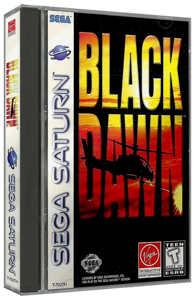 Black Dawn | NTSC | Sega Saturn | SS | En | Reproduction Case and Booklet - NO GAME