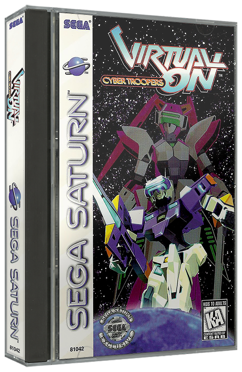 Virtual On - Cyber Troopers | NTSC | Sega Saturn | SS | En | Reproduction Case and Booklet - NO GAME