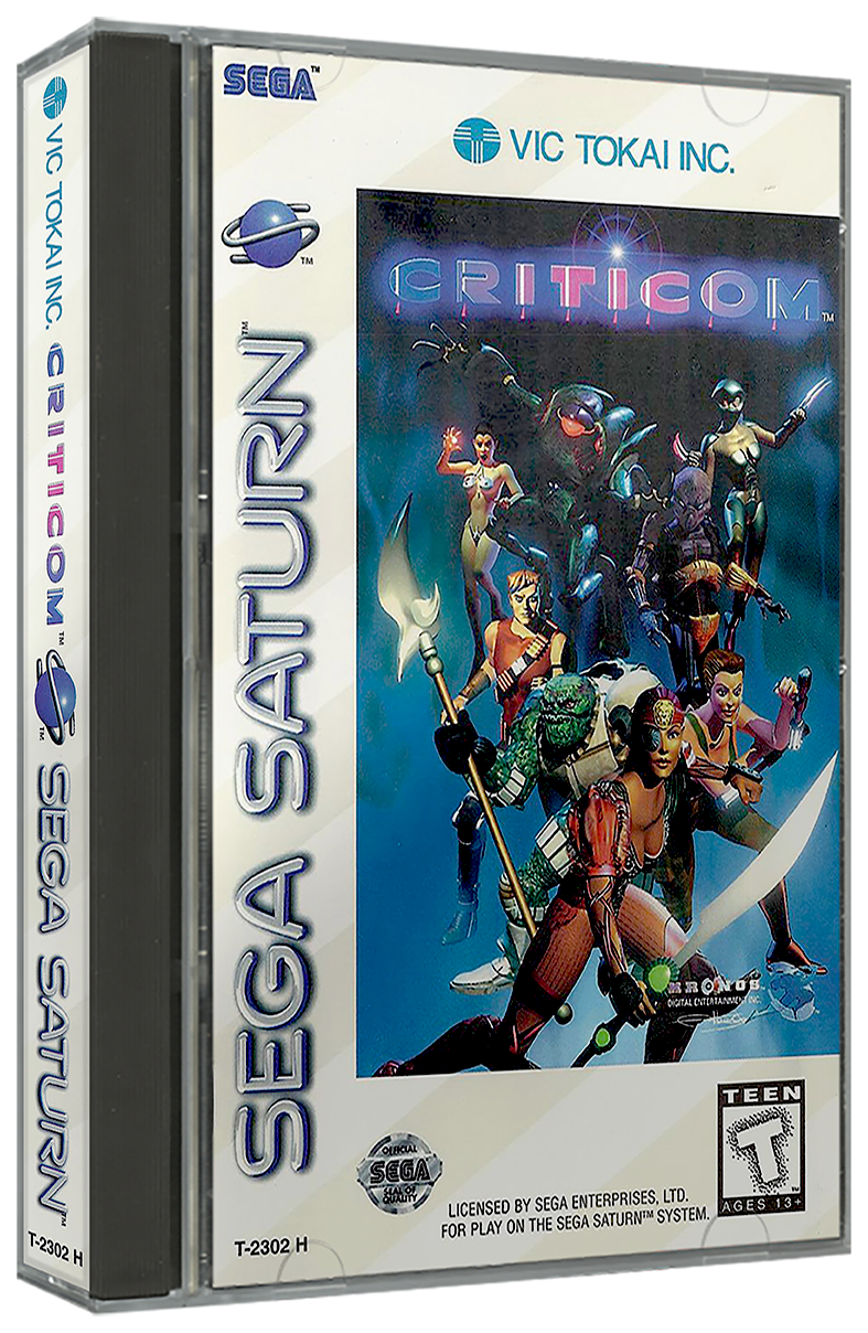 Criticom - The Critical Combat | NTSC | Sega Saturn | SS | En | Reproduction Case and Booklet - NO GAME
