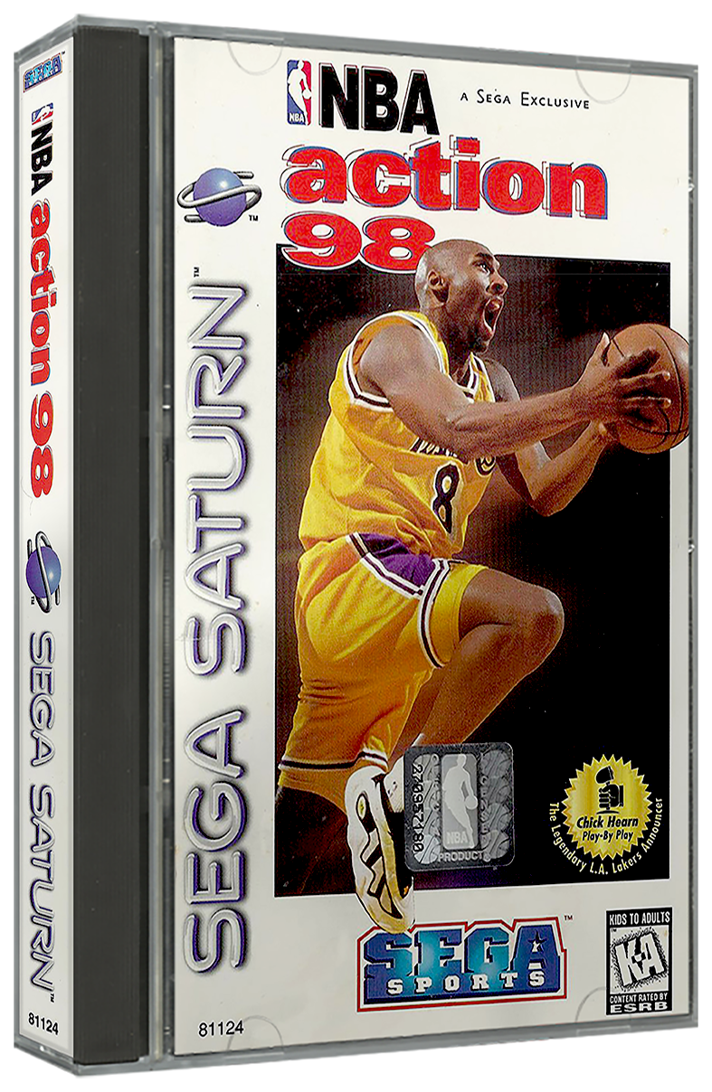 NBA Action 98 | NTSC | Sega Saturn | SS | En | Reproduction Case and Booklet - NO GAME