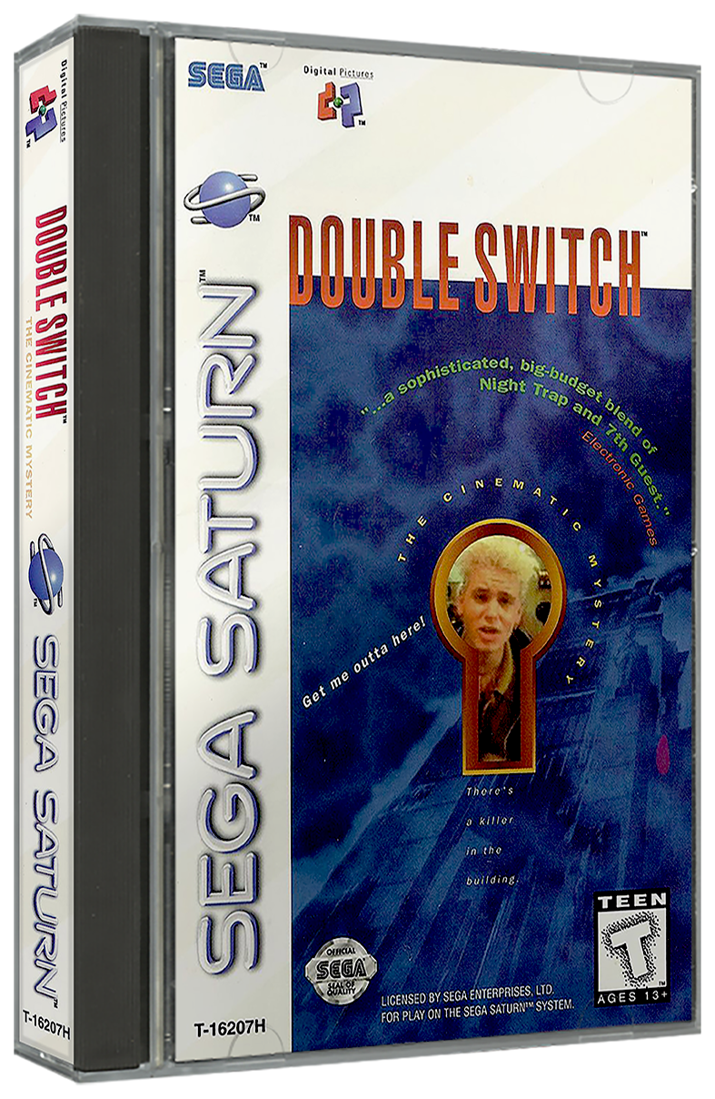 Double Switch | NTSC | Sega Saturn | SS | En | Reproduction Case and Booklet - NO GAME