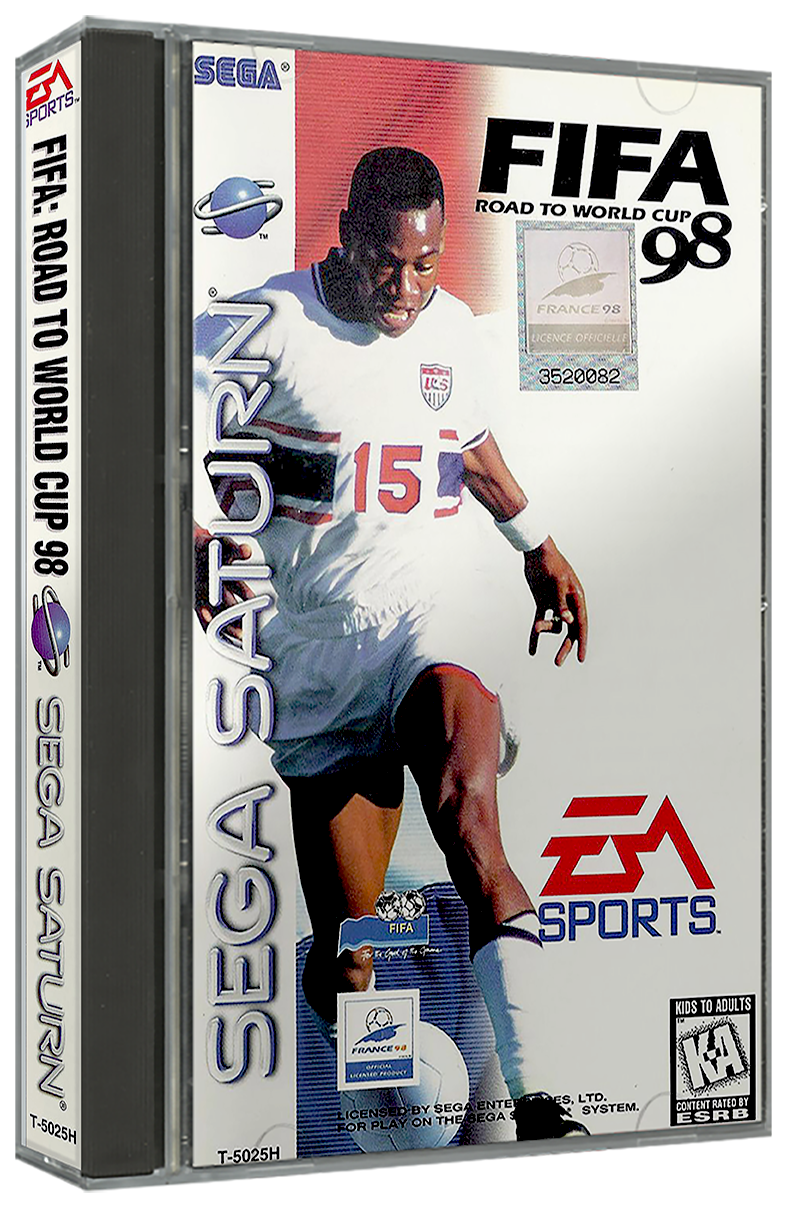 FIFA - Road to World Cup 98 | NTSC | Sega Saturn | SS | En | Reproduction Case and Booklet - NO GAME