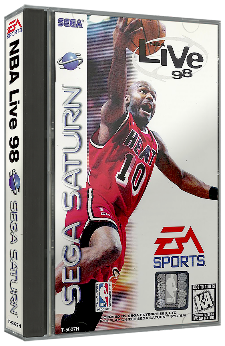 NBA Live 98 | NTSC | Sega Saturn | SS | En | Reproduction Case and Booklet - NO GAME
