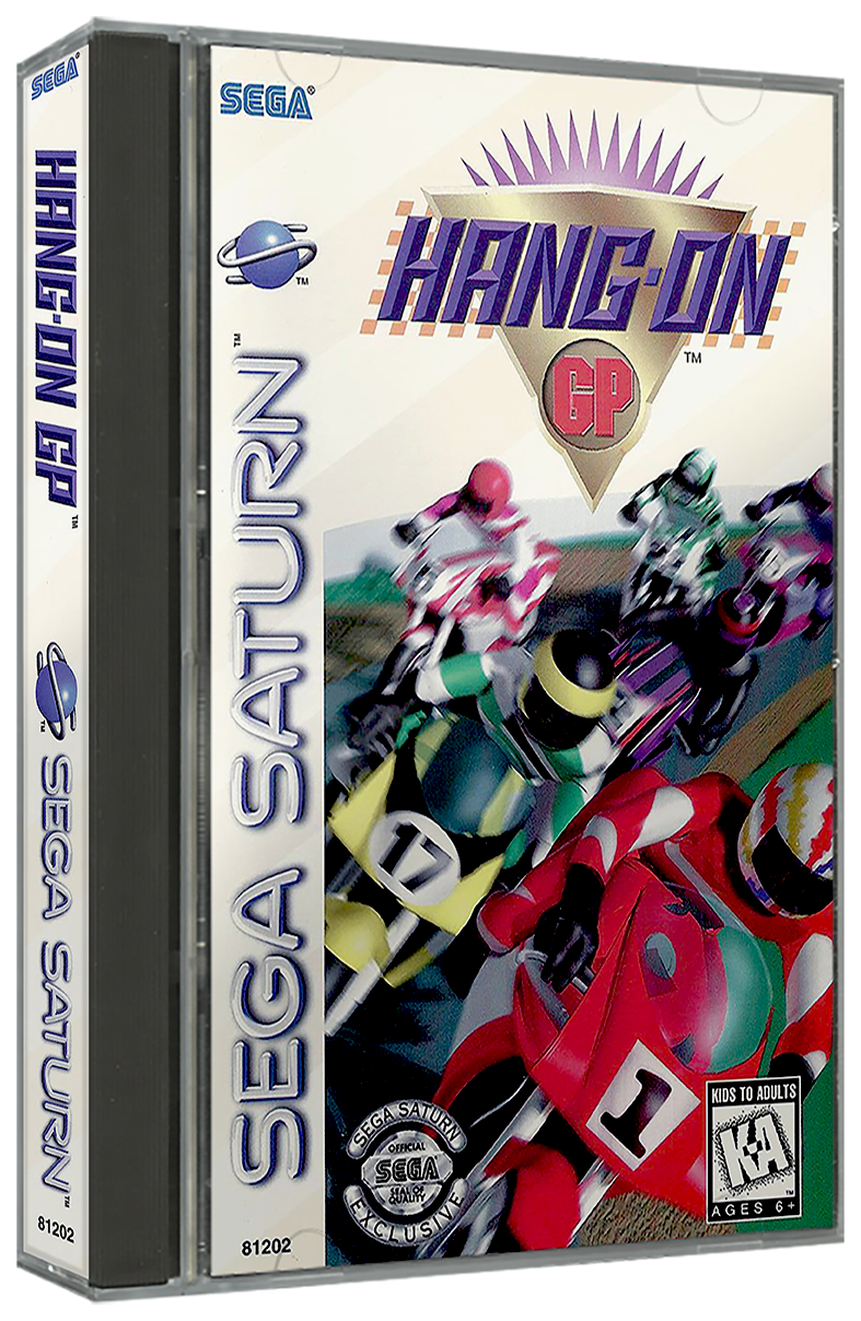 Hang-On GP | NTSC | Sega Saturn | SS | En | Reproduction Case and Booklet - NO GAME