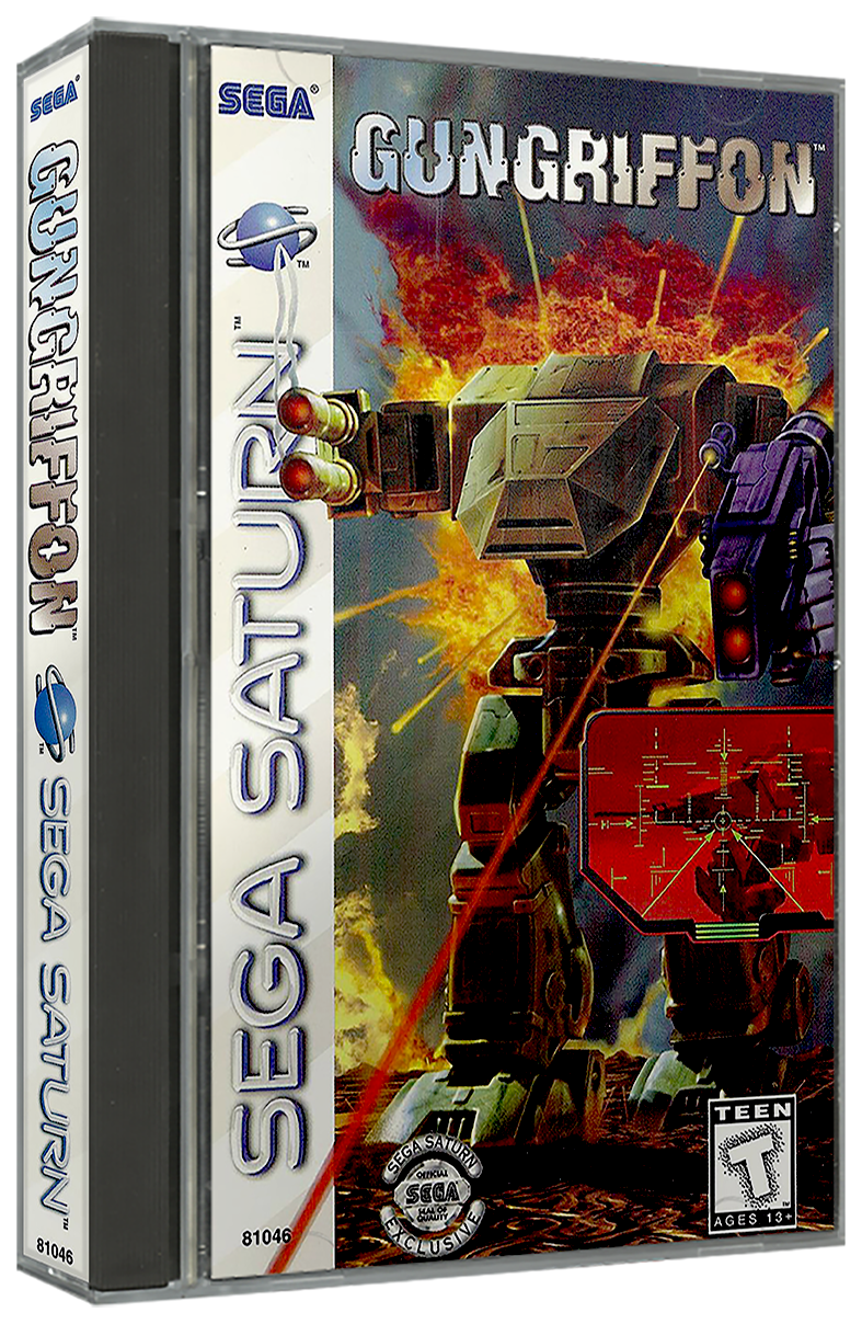 Gungriffon | NTSC | Sega Saturn | SS | En | Reproduction Case and Booklet - NO GAME