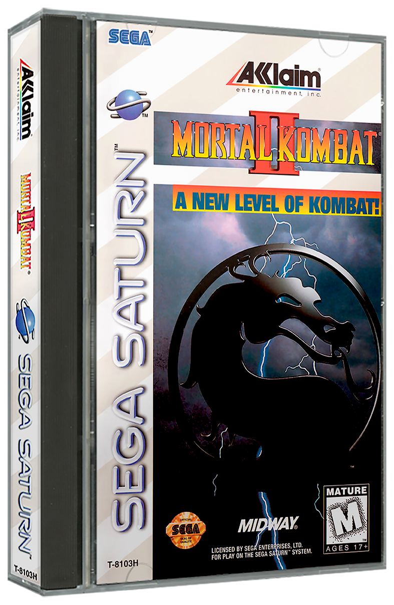 Mortal Kombat II | NTSC | Sega Saturn | SS | En | Reproduction Case and Booklet - NO GAME