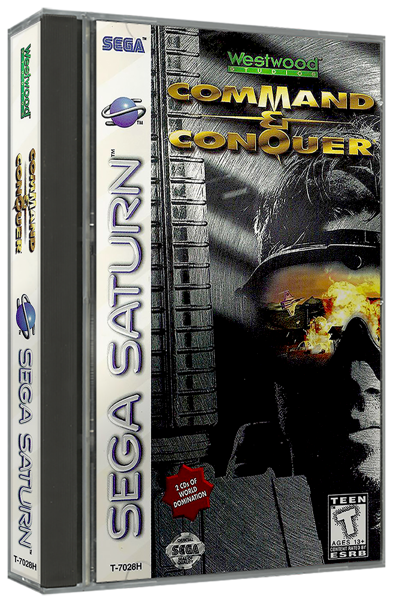 Command &amp; Conquer | NTSC | Sega Saturn | SS | En | Reproduction Case and Booklet - NO GAME