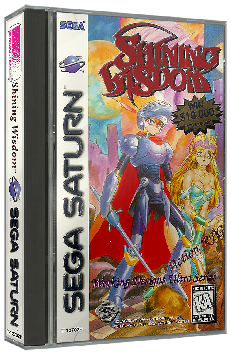 Shining Wisdom | NTSC | Sega Saturn | SS | En | Reproduction Case and Booklet - NO GAME