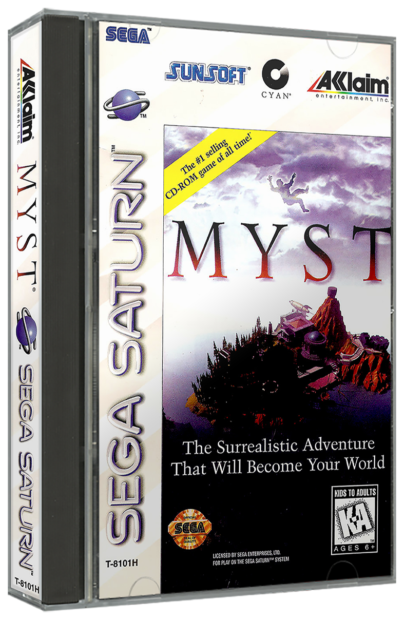 Myst | NTSC | Sega Saturn | SS | En | Reproduction Case and Booklet - NO GAME