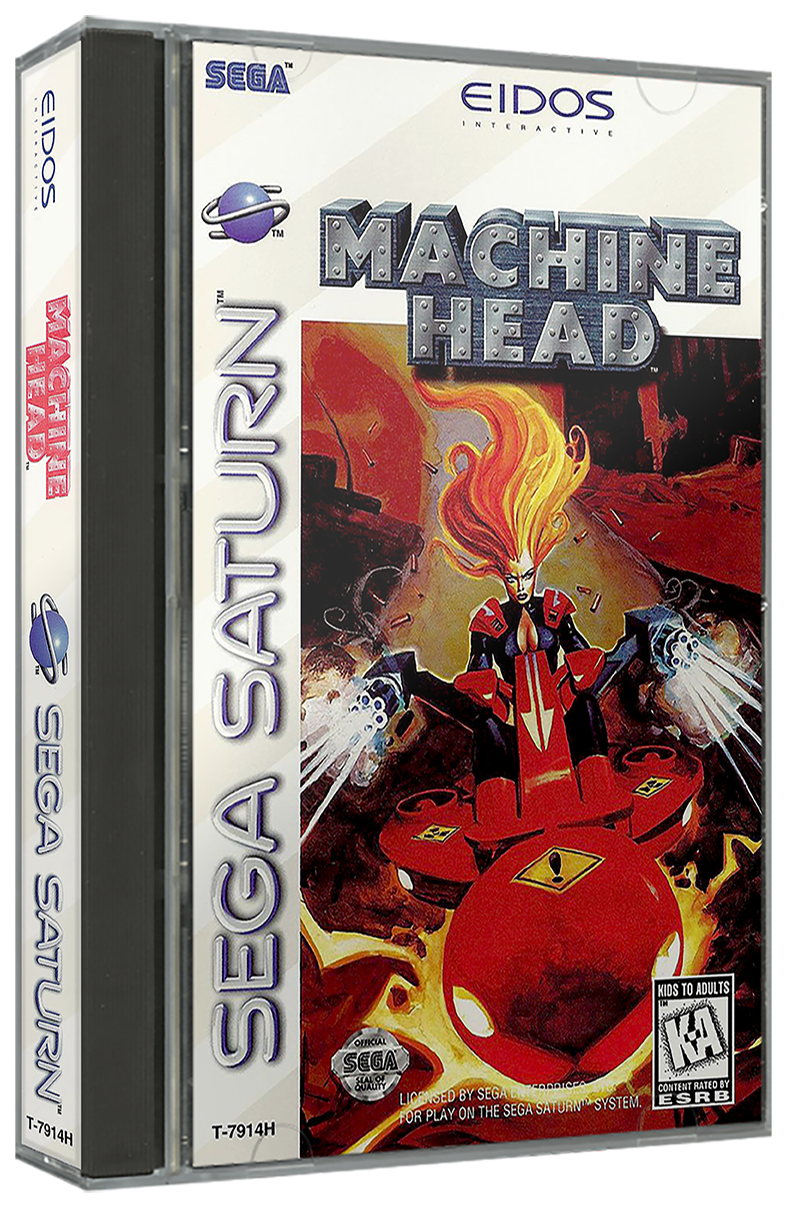 Machine Head | NTSC | Sega Saturn | SS | En | Reproduction Case and Booklet - NO GAME