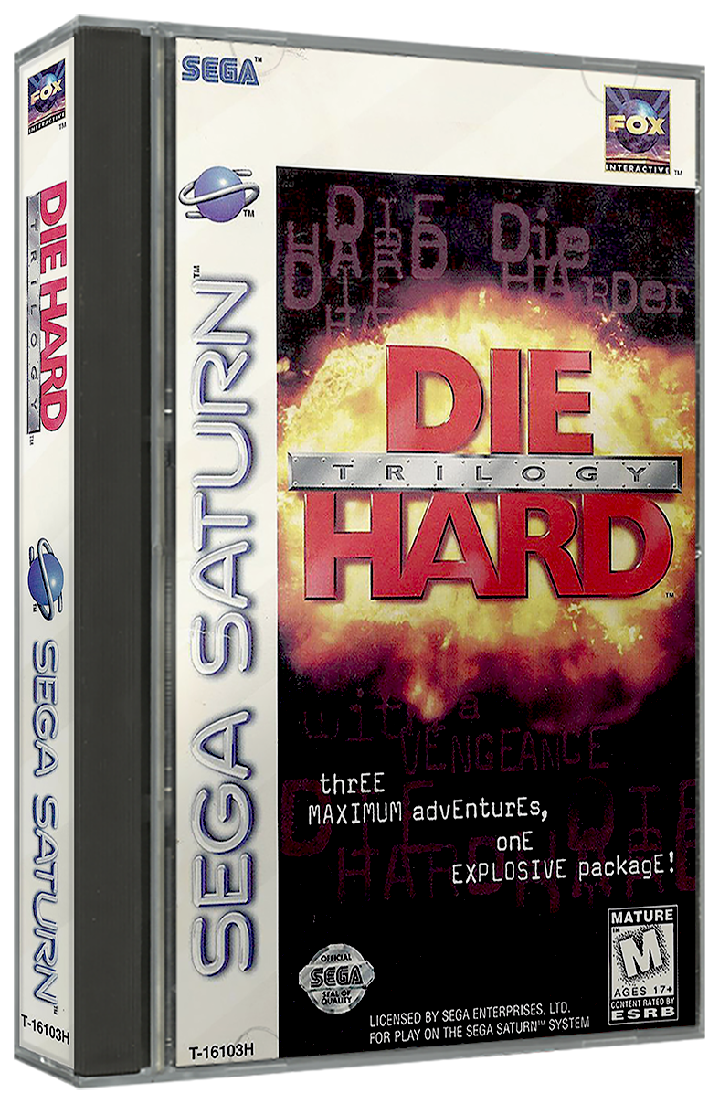 Die Hard Trilogy | NTSC | Sega Saturn | SS | En | Reproduction Case and Booklet - NO GAME