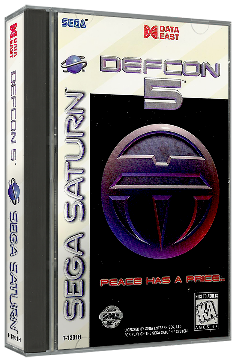 Defcon 5 | NTSC | Sega Saturn | SS | En | Reproduction Case and Booklet - NO GAME