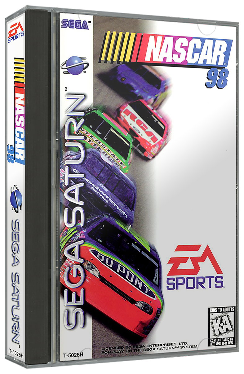 NASCAR '98 | NTSC | Sega Saturn | SS | En | Reproduction Case and Booklet - NO GAME