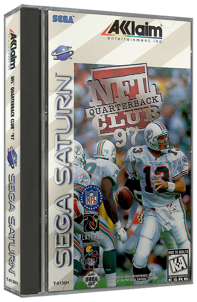 NFL Quarterback Club '97 | NTSC | Sega Saturn | SS | En | Reproduction Case and Booklet - NO GAME