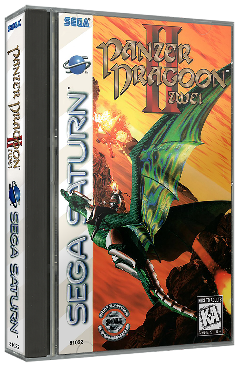 Panzer Dragoon II - Zwei | NTSC | Sega Saturn | SS | En | Reproduction Case and Booklet - NO GAME