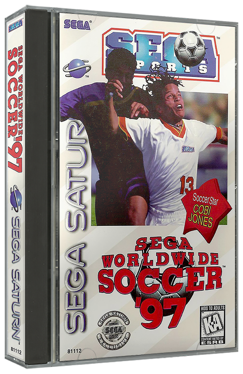 Sega Worldwide Soccer '97 | NTSC | Sega Saturn | SS | En | Reproduction Case and Booklet - NO GAME