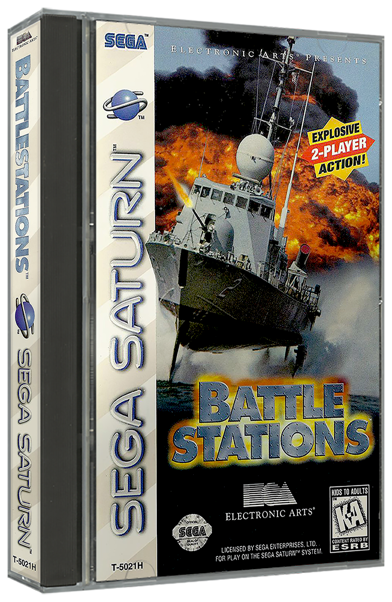 Battle Stations | NTSC | Sega Saturn | SS | En | Reproduction Case and Booklet - NO GAME