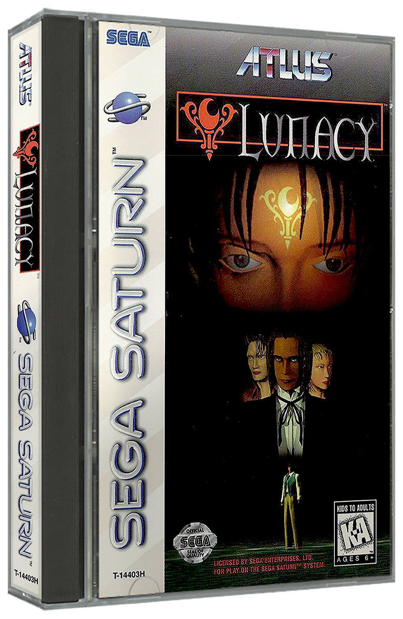 Lunacy | NTSC | Sega Saturn | SS | En | Reproduction Case and Booklet - NO GAME