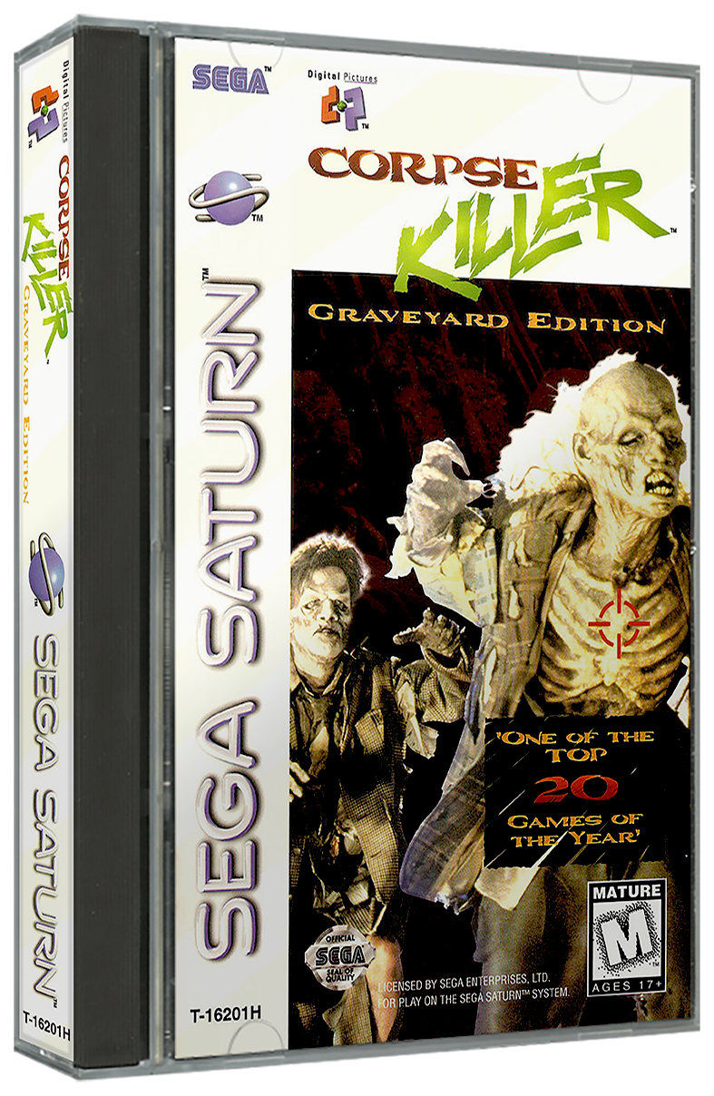 Corpse Killer - Graveyard Edition | NTSC | Sega Saturn | SS | En | Reproduction Case and Booklet - NO GAME