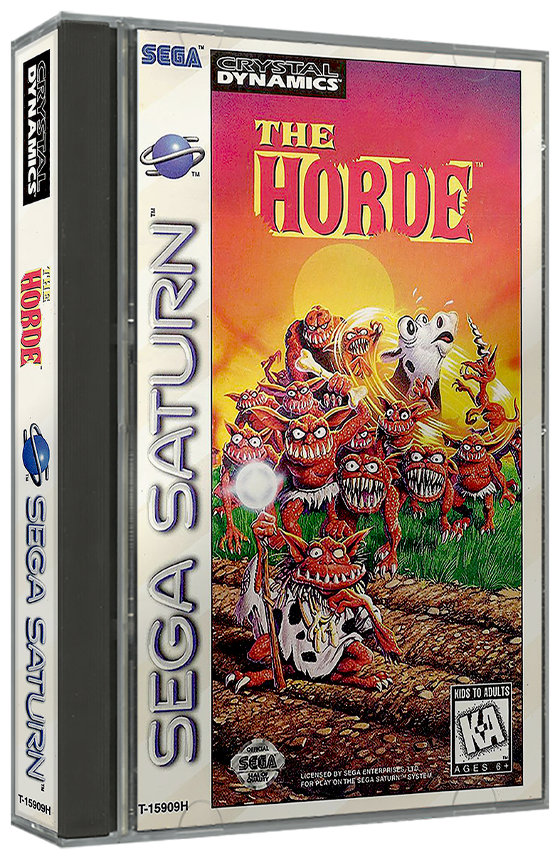 Horde, The | NTSC | Sega Saturn | SS | En | Reproduction Case and Booklet - NO GAME