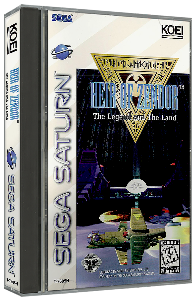 Heir of Zendor - The Legend and The Land | NTSC | Sega Saturn | SS | En | Reproduction Case and Booklet - NO GAME
