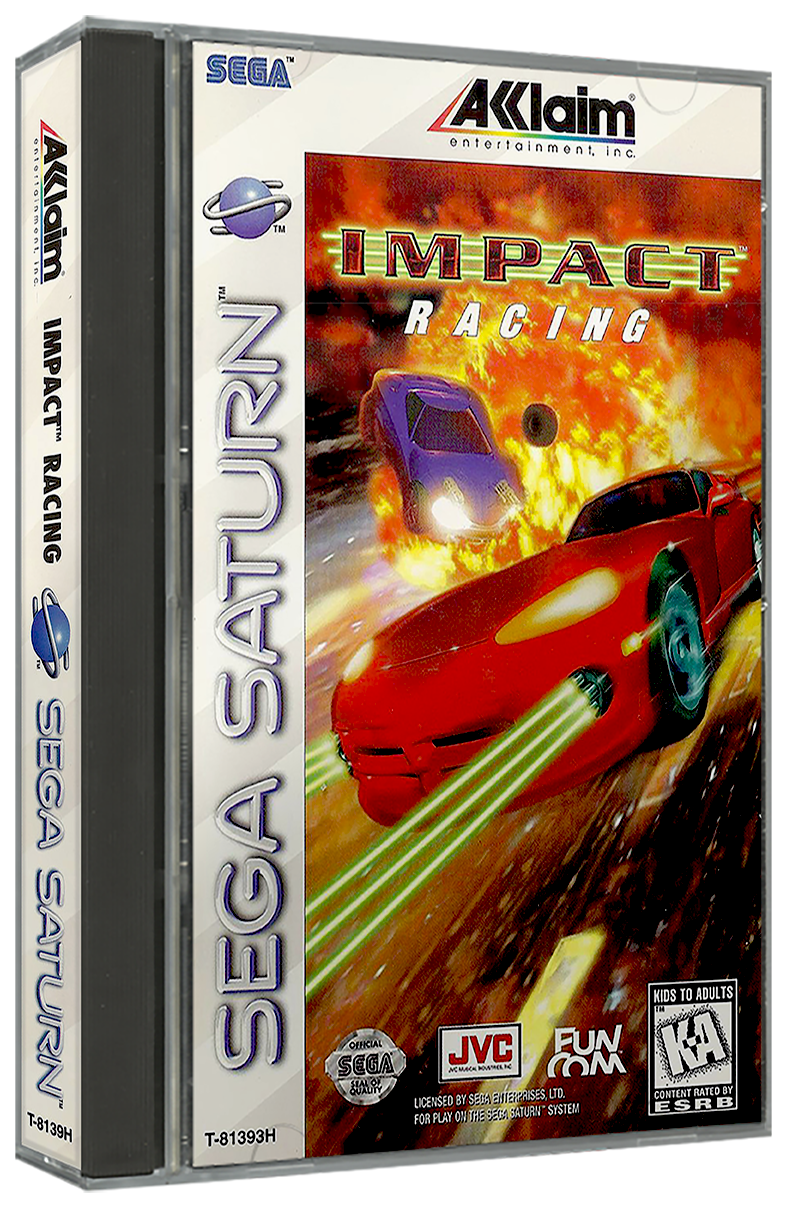 Impact Racing | NTSC | Sega Saturn | SS | En | Reproduction Case and Booklet - NO GAME
