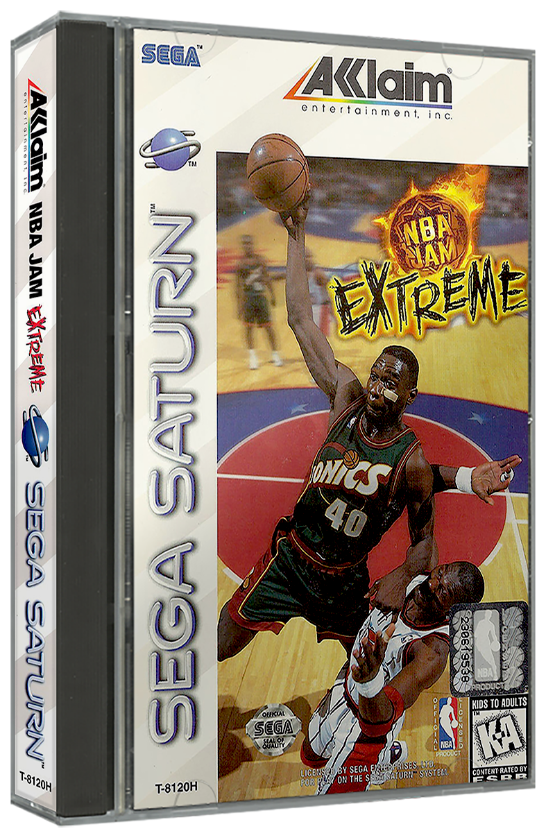 NBA Jam Extreme | NTSC | Sega Saturn | SS | En | Reproduction Case and Booklet - NO GAME