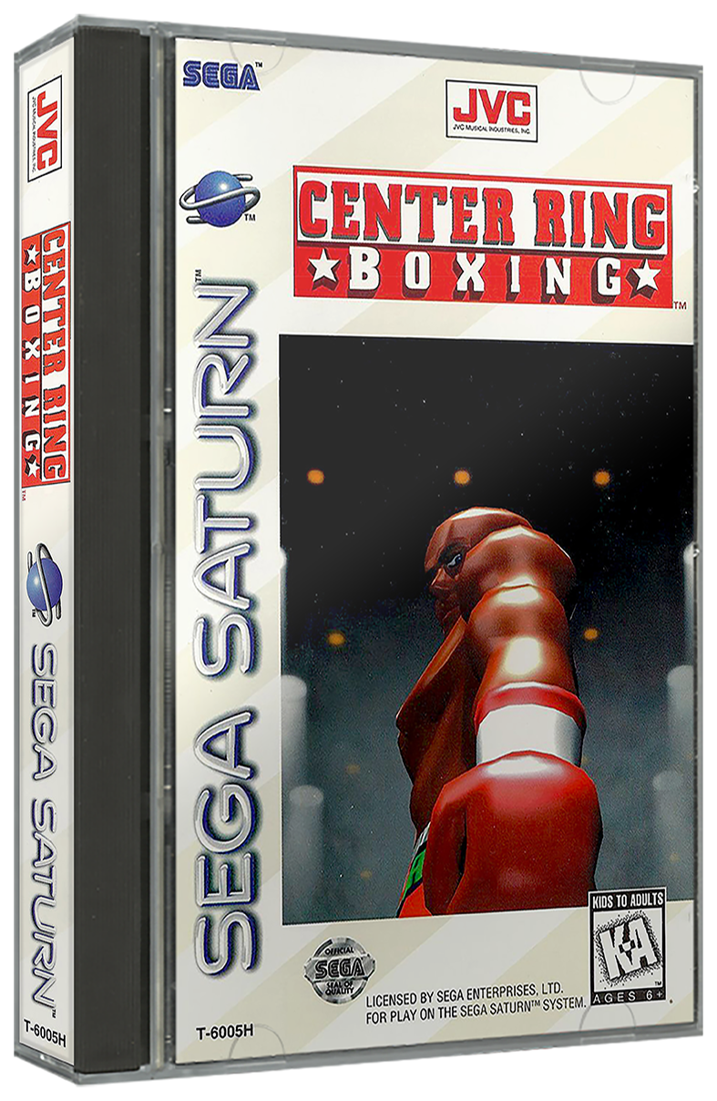 Center Ring Boxing | NTSC | Sega Saturn | SS | En | Reproduction Case and Booklet - NO GAME
