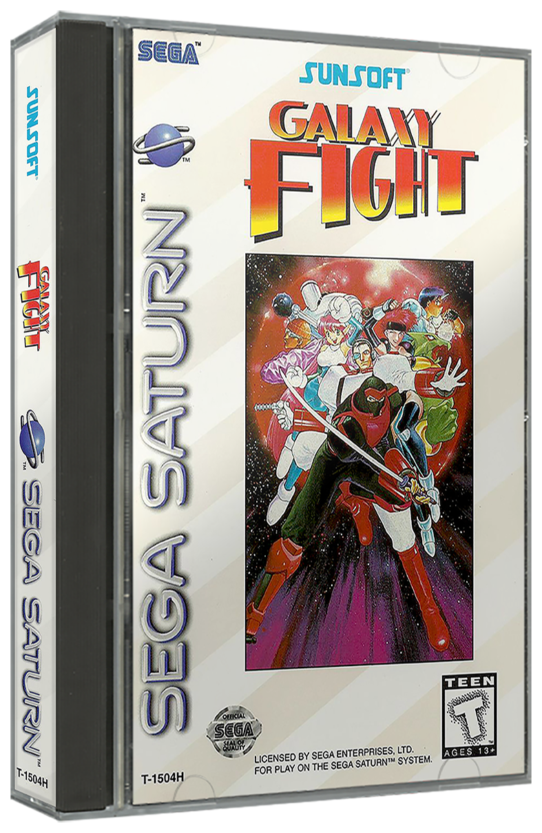Galaxy Fight | NTSC | Sega Saturn | SS | En | Reproduction Case and Booklet - NO GAME