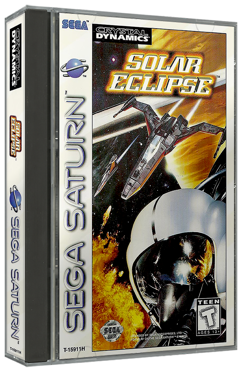 Solar Eclipse | NTSC | Sega Saturn | SS | En | Reproduction Case and Booklet - NO GAME