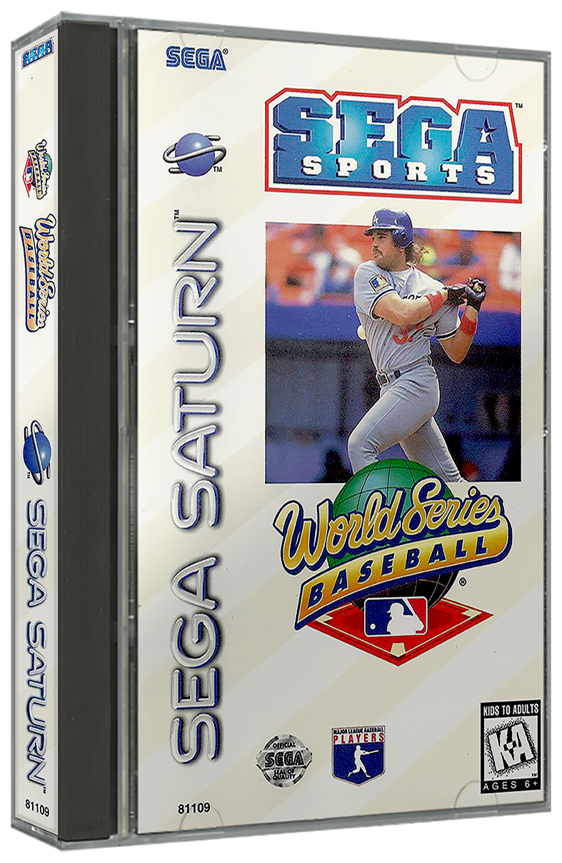 World Series Baseball | NTSC | Sega Saturn | SS | En | Reproduction Case and Booklet - NO GAME