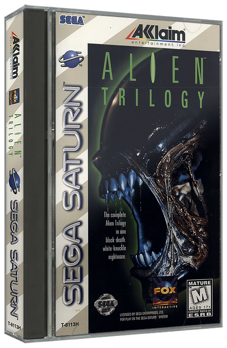 Alien Trilogy | NTSC | Sega Saturn | SS | En | Reproduction Case and Booklet - NO GAME