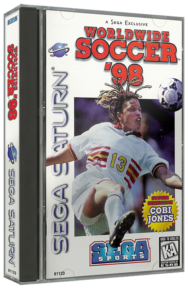 Sega Worldwide Soccer '98 | NTSC | Sega Saturn | SS | En | Reproduction Case and Booklet - NO GAME