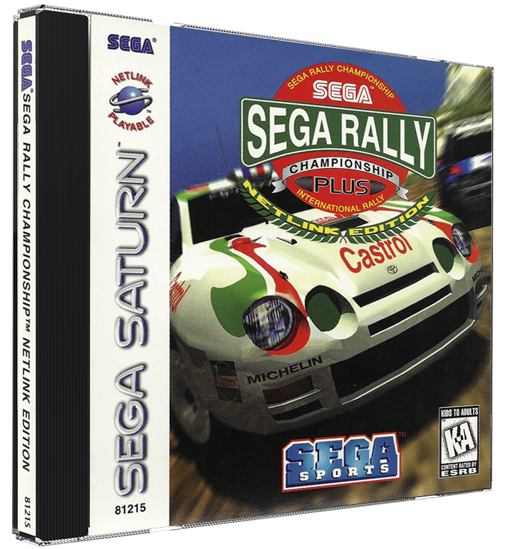 Sega Rally Championship - NetLink Edition | NTSC | Sega Saturn | SS | En | Reproduction Case and Booklet - NO GAME