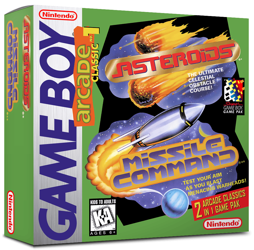 Arcade Classic No. 1 - Asteroids &amp; Missile Command Reproduction Box