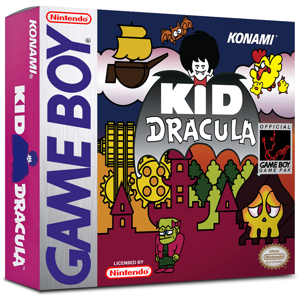 Kid Dracula Reproduction Box